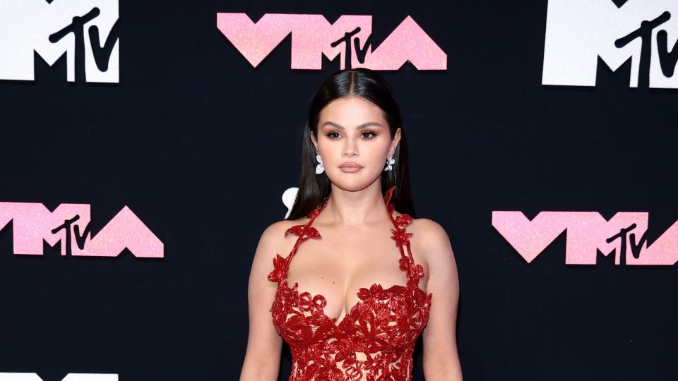 newark, new jersey september 12 selena gomez attends the 2023 mtv video music awards at the prudential center on september 12, 2023 in newark, new jersey photo by dimitrios kambourisgetty images