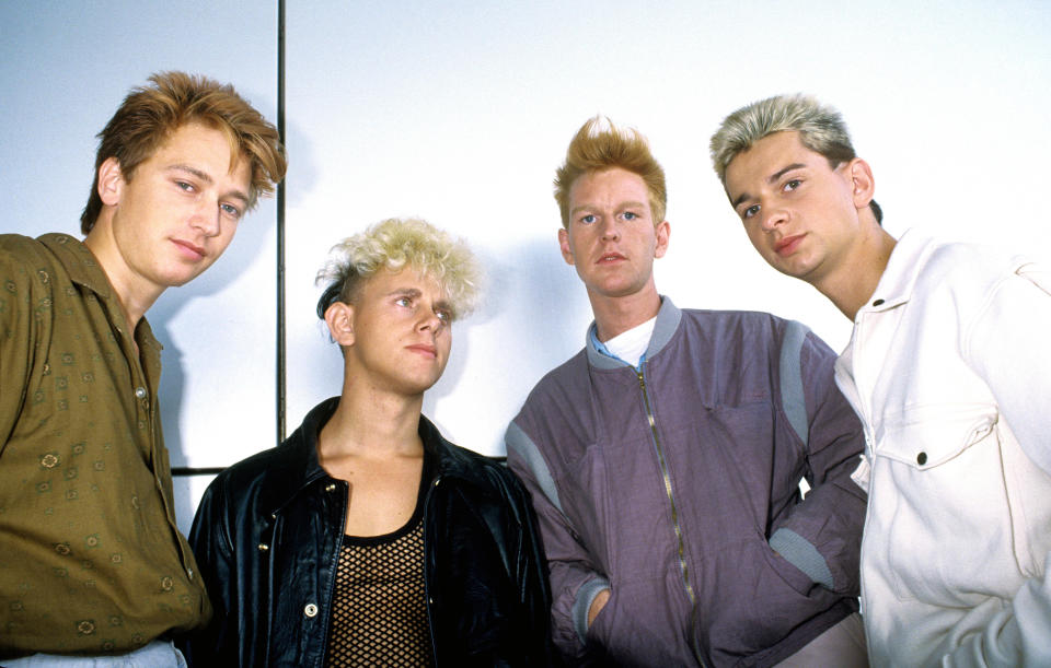 Depeche Mode in 1983, from left: Alan Wilder, Martin Gore, Andrew Fletcher and Dave Gahan - Credit: AP Images