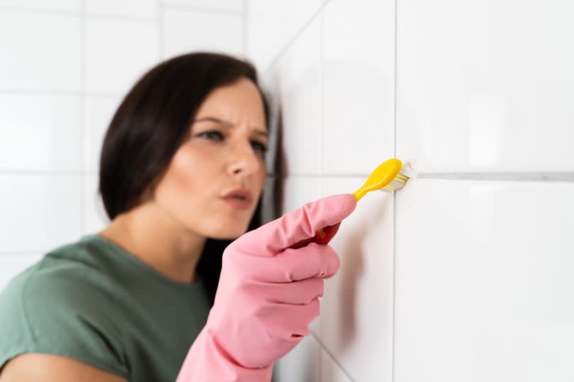 A general image of someone cleaning