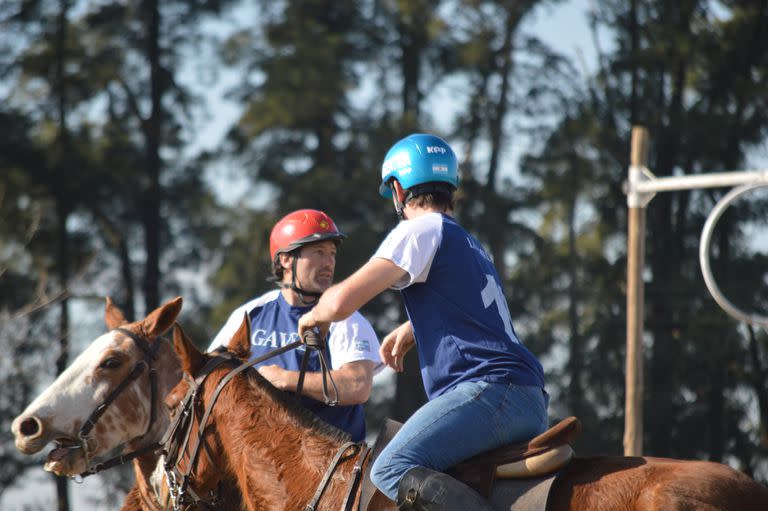 Nicolás Taberna, un crack como patero, es el único que ha protagonizado los cuatro mundiales de horseball.