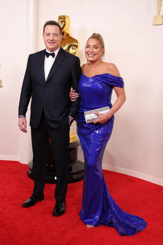 Brendan Fraser and Afton Smith 96th Annual Academy Awards, Arrivals, Los Angeles, California, USA - 10 Mar 2024