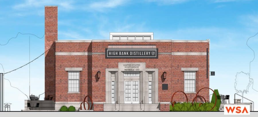 High Bank Co. is opening a third distillery in spring of 2024 at 28 S. State St. in Westerville. (Courtesy Photo/High Bank Co.)