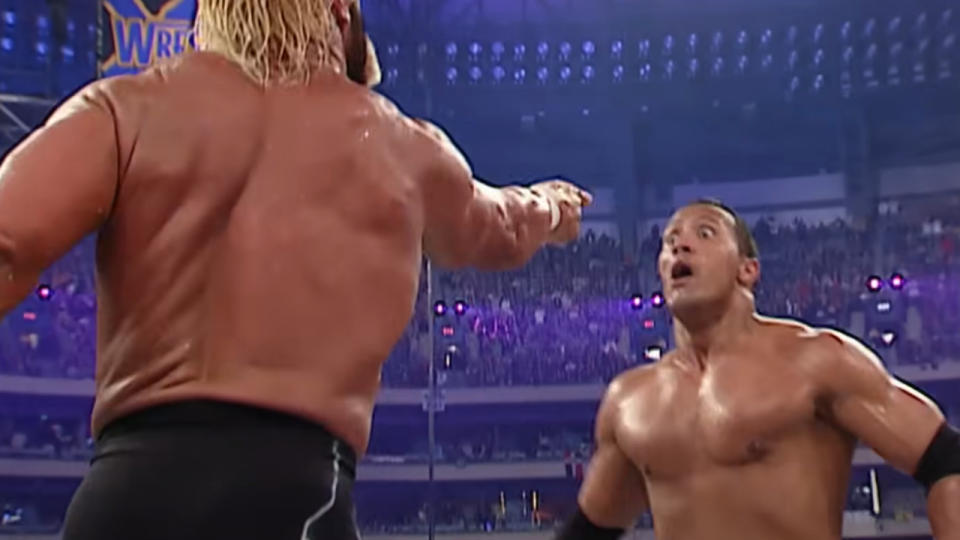 Hollywood Hogan Vs. The Rock (WrestleMania 18)