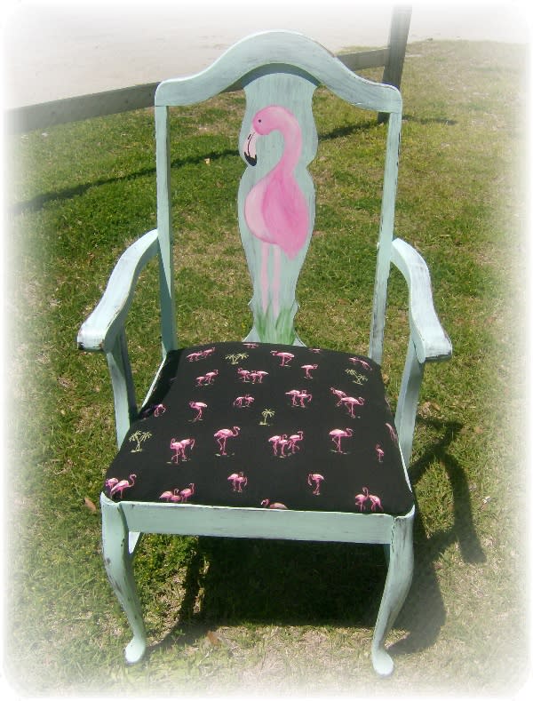 A Fun Flamingo Chair After