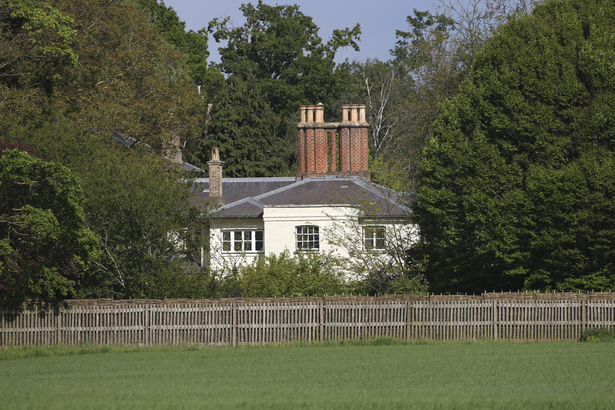 Frogmore Cottage, the home of the Duke and Duchess of Sussex, 