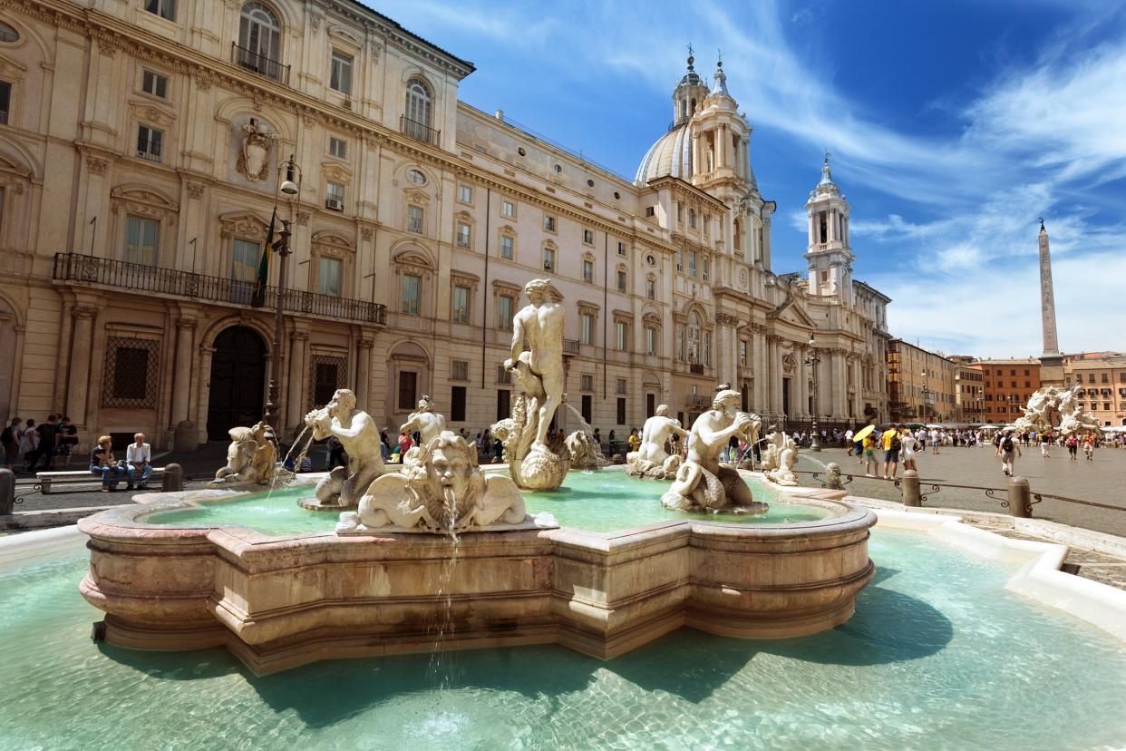 Piazza Navona in Rome, Italy