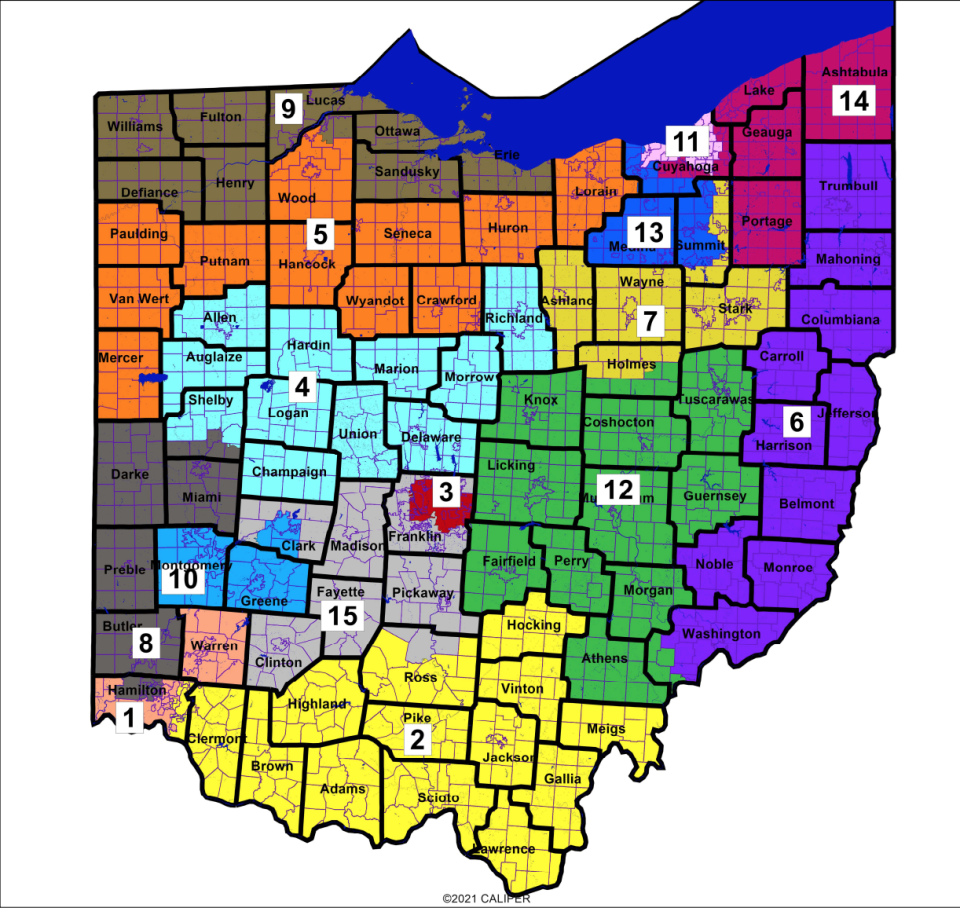 The Ohio Supreme Court has ordered the congressional map to be redrawn. 