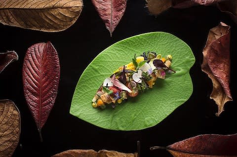 Jason Tan's Corner House restaurant offers a “gastro-botanica” menu - Credit: corner house