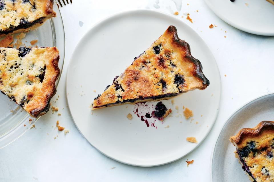 Blueberry-Buttermilk Chess Pie