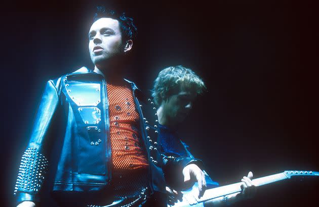 Darren on stage at the height of Savage Garden's success (Photo: Martin Philbey via Getty Images)