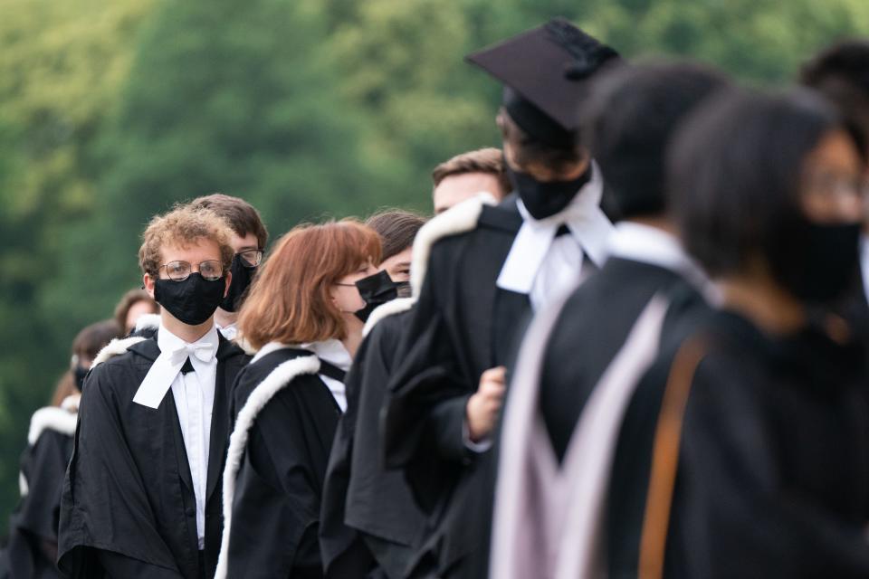 Graduates can end up leaving university with debts of £60,000  (PA)