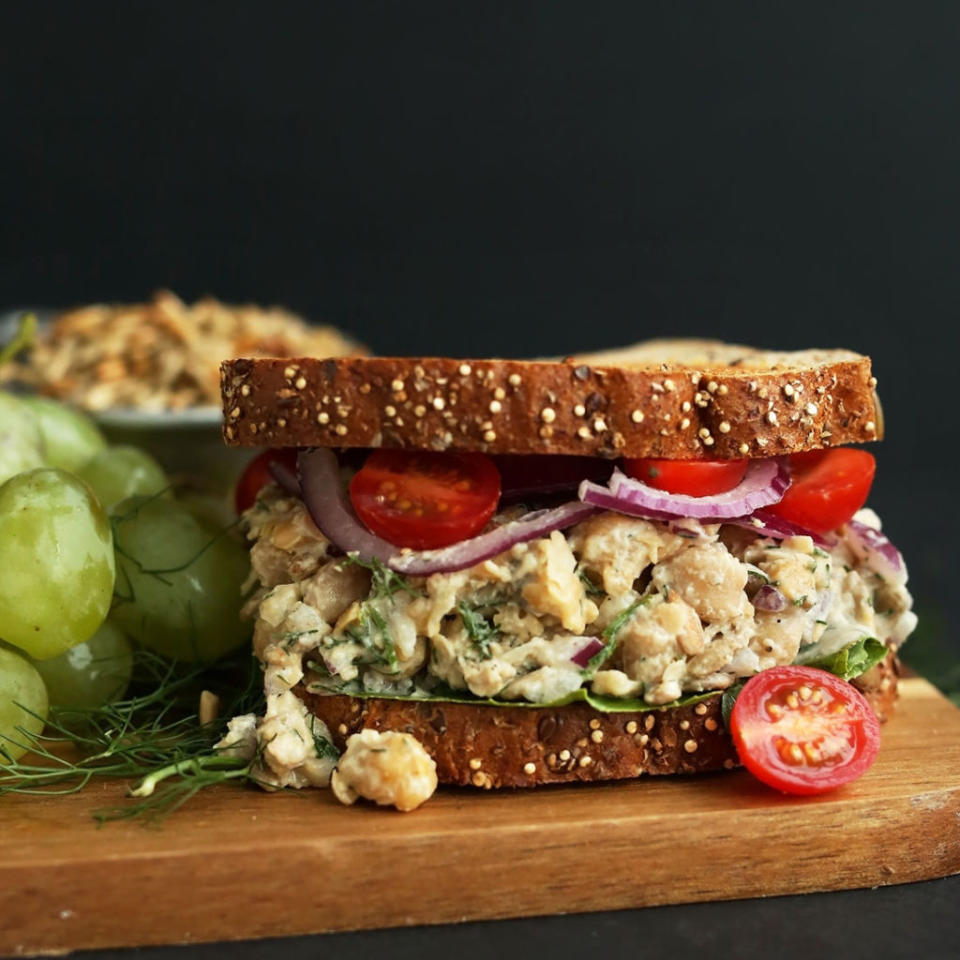 Chickpea Sunflower Sandwich