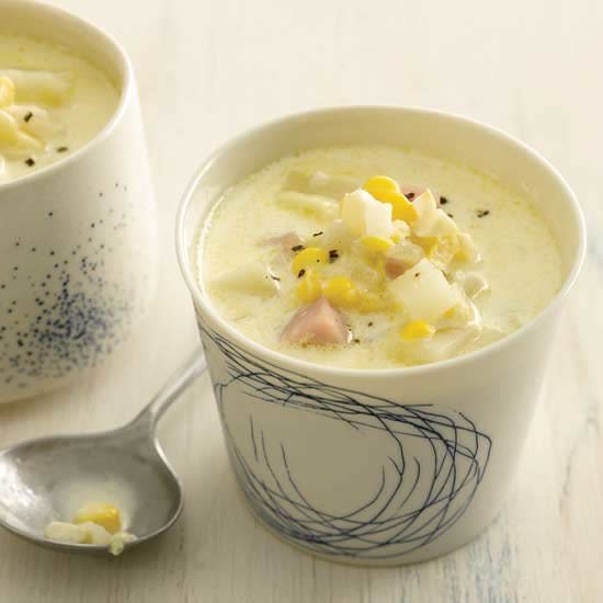 Smoky Ham-and-Corn Chowder