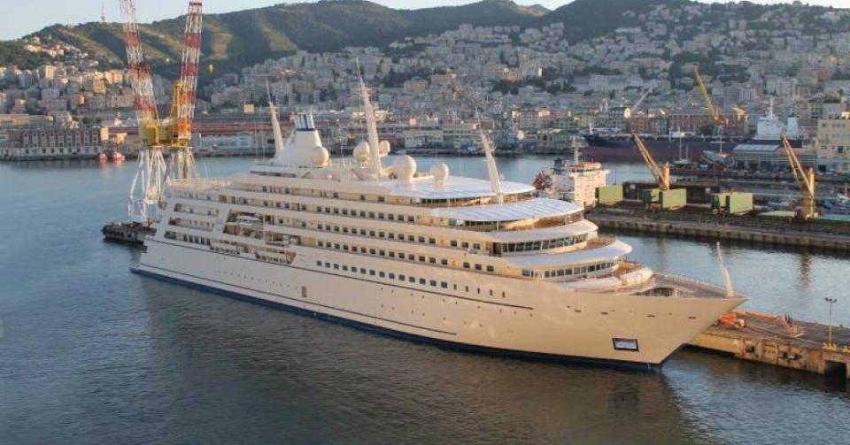 <p><em>Fulk Al Samanah</em> was assembled by Mariotti in Genoa, Italy, and is the world's second-largest superyacht. It is believed to belong to the Omani Royal Fleet. Notable amenities include a beauty salon, beach club, and conference facilities, and it requires 130 crew members for optimal ventures. Little information about the <em>Fulk Al Samanah</em> is known, but the boat's exterior was designed by <a href="http://www.dejoriodesign.it/" rel="nofollow noopener" target="_blank" data-ylk="slk:Studio de Jorio.;elm:context_link;itc:0;sec:content-canvas" class="link ">Studio de Jorio.</a></p>