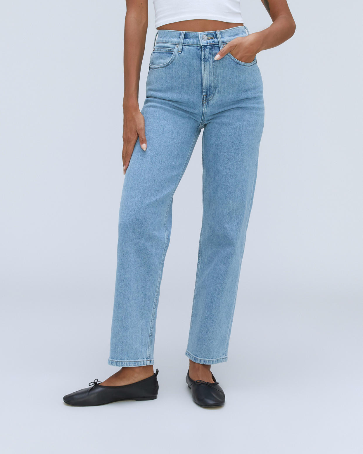 <p><a href="https://go.redirectingat.com?id=74968X1596630&url=https%3A%2F%2Fwww.everlane.com%2Fproducts%2Fwomens-way-high-jean-tall-light-indigo&sref=https%3A%2F%2Fwww.townandcountrymag.com%2Fstyle%2Ffashion-trends%2Fg39829385%2Fonly-murders-in-the-building-fashion%2F" rel="nofollow noopener" target="_blank" data-ylk="slk:Shop Now;elm:context_link;itc:0;sec:content-canvas" class="link rapid-noclick-resp">Shop Now</a></p><p>The Way-High® Jean</p><p>$89.00</p><p>everlane.com</p>