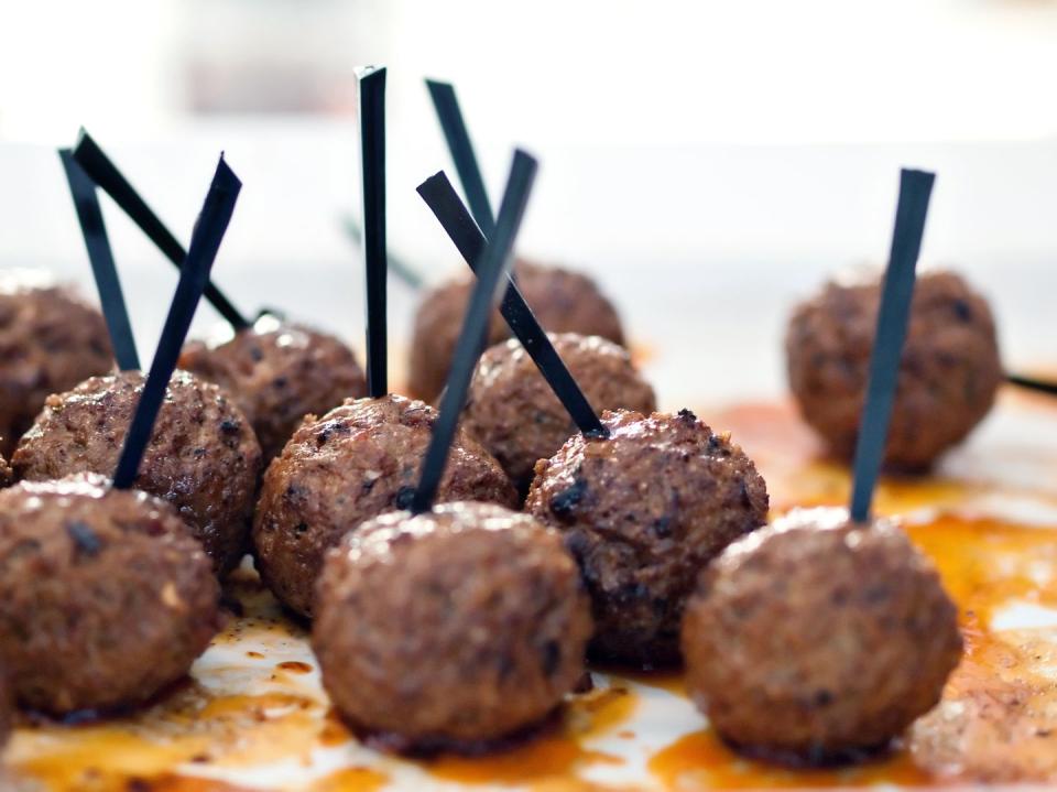 lamb meatball appetizer