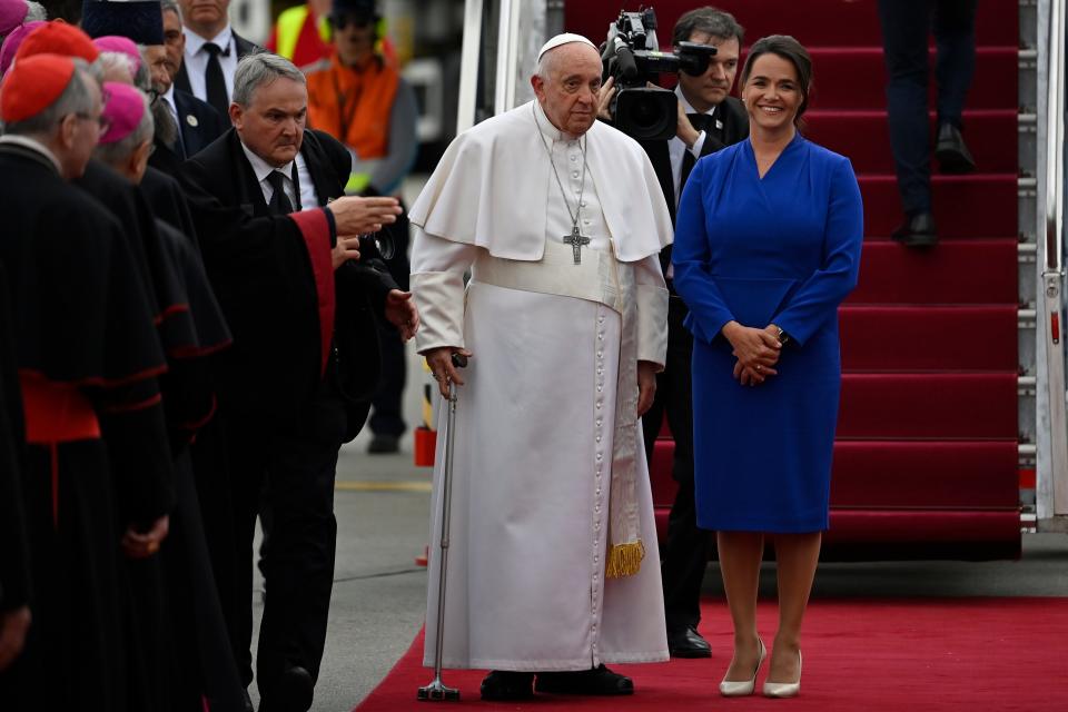 The Pope on his visit to Hungary (Copyright 2023 The Associated Press. All rights reserved.)