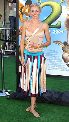 Cameron Diaz at the L.A. premiere of Dreamworks' Shrek 2