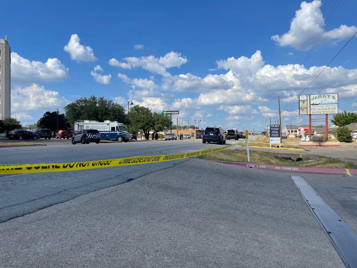 Police in Richland Hills shot and killed a suspect during an investigation Friday afternoon in the area of Boulevard 26 and Glenview Drive, according to a news release from the department.