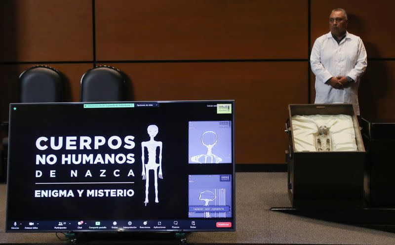 Remains of allegedly 'non-human' beings presented in Mexico