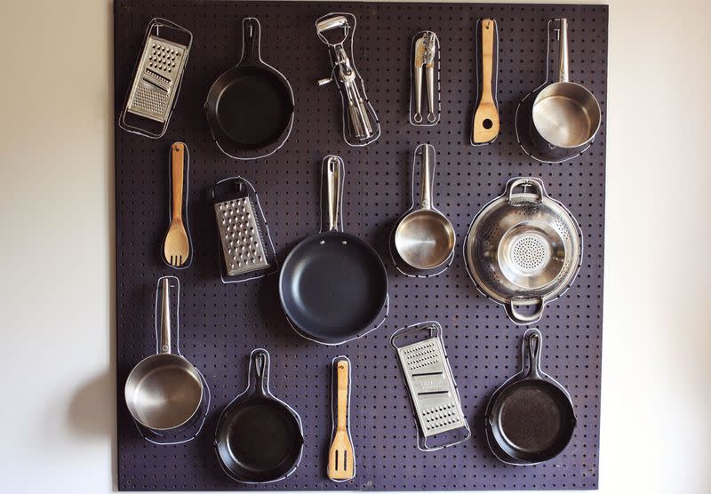 Kitchen Pegboard