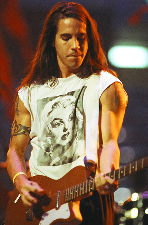 Anthony Kiedis at the MTV Video Music Awards in 1992