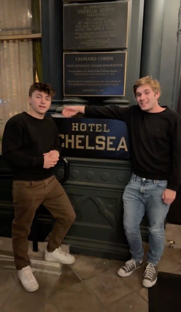 Travel agents who focus on NYC are reporting an increased interest in the Chelsea Hotel, which is also known as the Hotel Chelsea and the Chelsea. @dylan_vilela60/TikTok