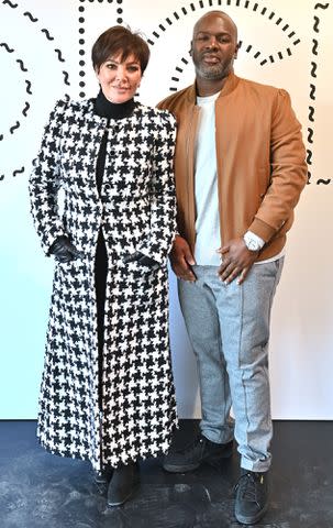 Samir Hussein/Getty Kris Jenner and Corey Gamble during BoF VOICES 2021 at Soho Farmhouse on December 02, 2021 in Oxfordshire, England