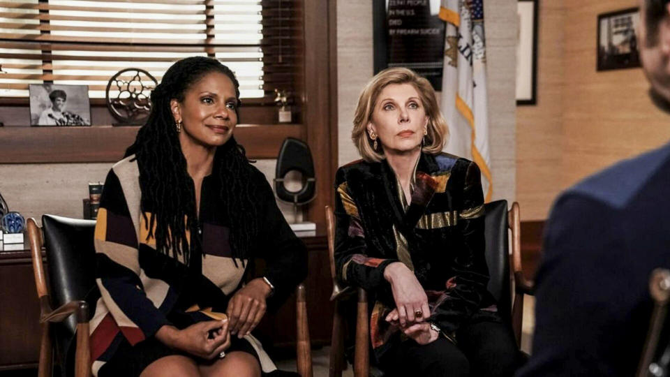 Image: Audra McDonald and
Christine Baranski on Season 5 of 'The Good Fight'. (Alamy Stock Photo)