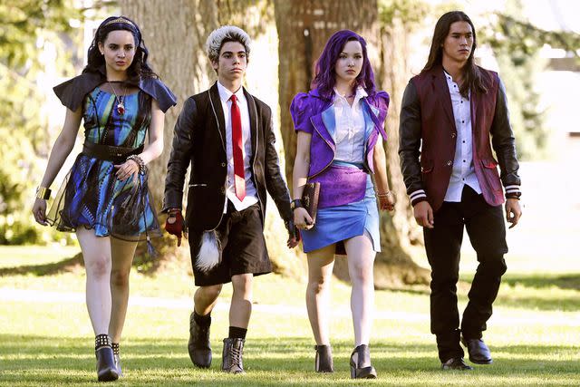 Jack Rowand/Disney Channel From left: Sofia Carson, Cameron Boyce, Dove Cameron and Boo Boo Stewart in 