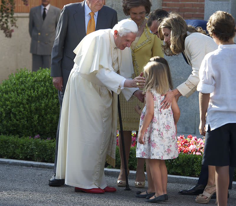 Princesas con Benedicto XVI