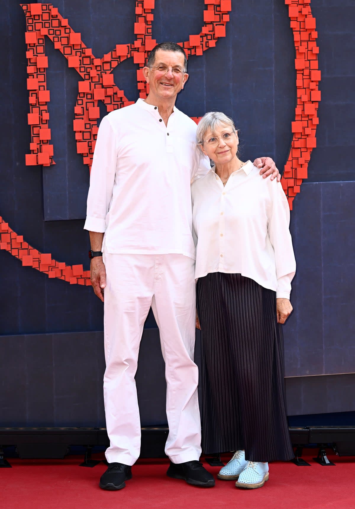 Antony Gormley and Vicken Parsons attend the National Portrait Gallery Re-Opening at National Portrait Gallery on June 20, 2023 (Gareth Cattermole/Getty Images)