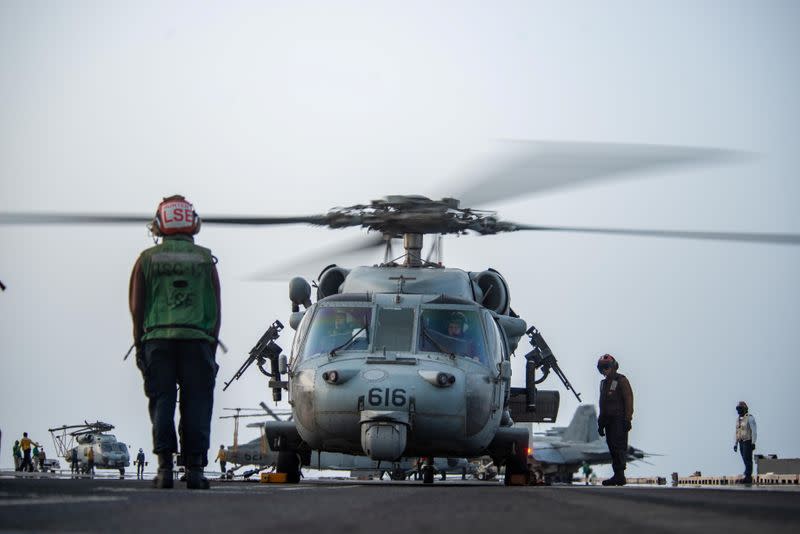 USS Ronald Reagan (CVN 76) Flight Operations, in the Arabian Sea