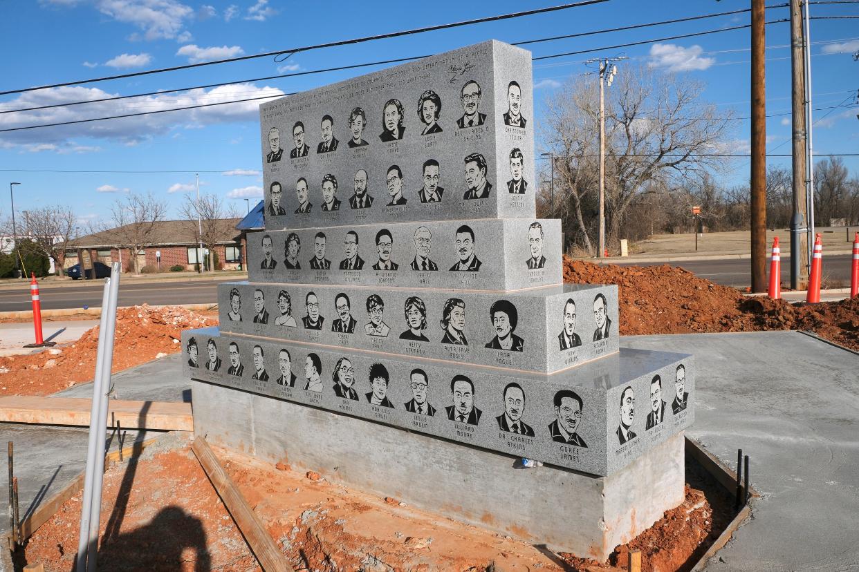 Construction continues Feb. 23 on the Clara Luper Civil Rights Center, an upcoming museum dedicated to Oklahoma City's civil rights history, in the Martin Luther King Neighborhood.