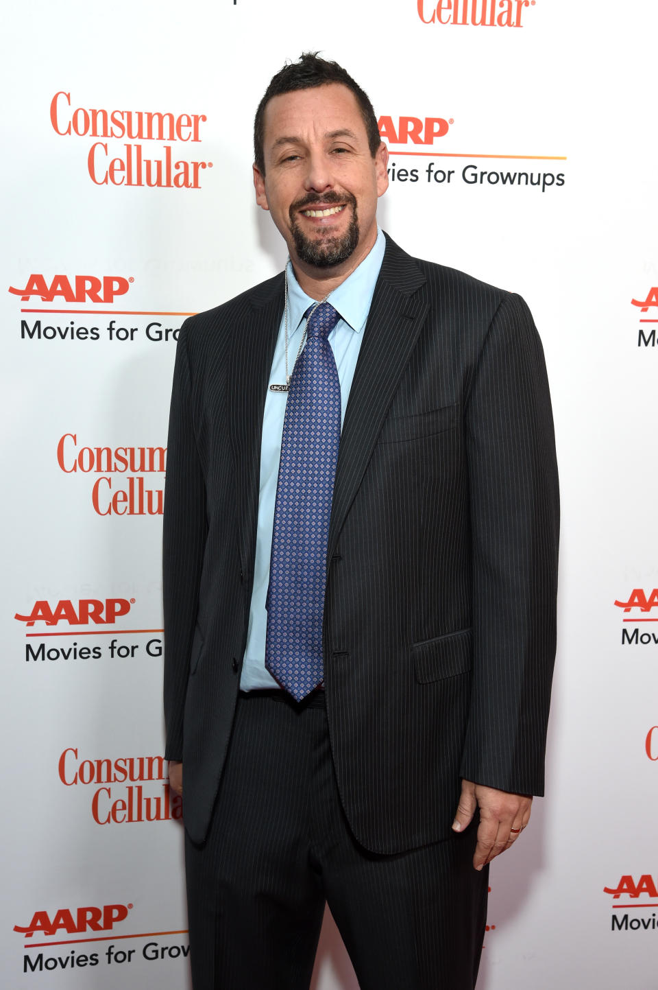 BEVERLY HILLS, CALIFORNIA - JANUARY 11: Adam Sandler attends AARP The Magazine's 19th Annual Movies For Grownups Awards at Beverly Wilshire, A Four Seasons Hotel on January 11, 2020 in Beverly Hills, California. (Photo by Michael Kovac/Getty Images for AARP)