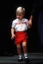 <p>A two-year-old Prince William or his mini-me son George? [Photo: PA Images] </p>