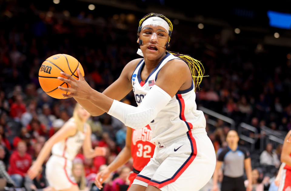 Aaliyah Edwards was the one constant for UConn last season. (Photo by C. Morgan Engel/NCAA Photos via Getty Images)