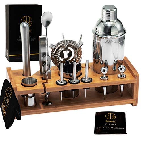 7) 24-Piece Cocktail Shaker Set