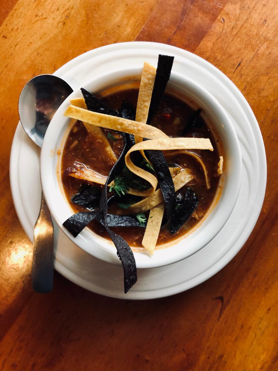Chicken tortilla soup is sometimes available at Lennie's.