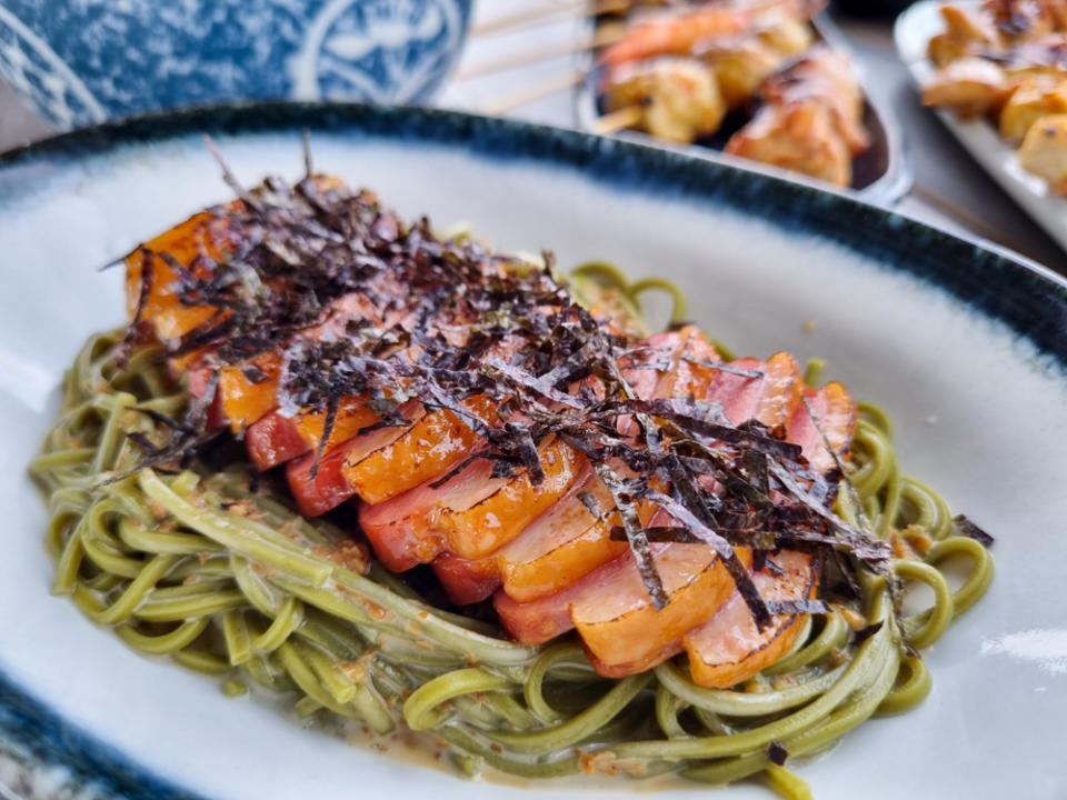 Image of smoked duck goma soba