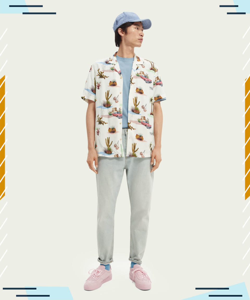 printed hawaiian shirt