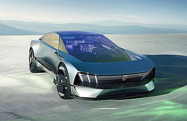 Peugeot消費電子展推出Inception Concept電動概念車，大秀前衛充