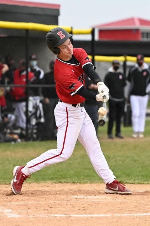 Edgewood center fielder Cam Ingalls was one of the Mustangs top contact hitters the past two seasons, and spurred the team's offense as the leadoff hitter as a senior in 2022.