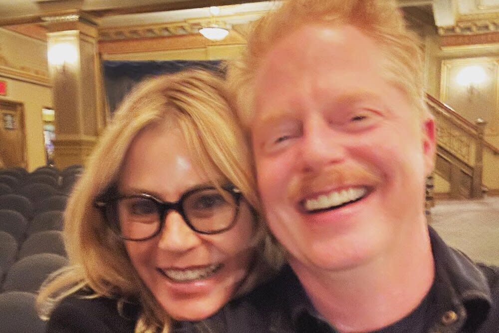 Jesse Tyler Ferguson and Julie Bowen Have a Modern Family Reunion at Take Me Out Broadway Performance