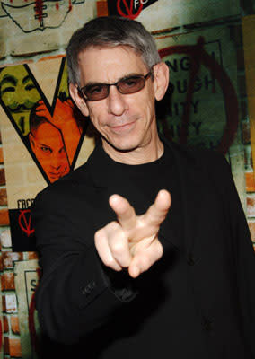 Richard Belzer at the New York premiere of Warner Bros. Pictures' V for Vendetta