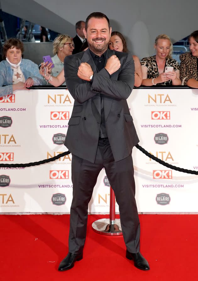 Danny striking his signature pose at last year's NTAs (Photo: Ian West - PA Images via Getty Images)