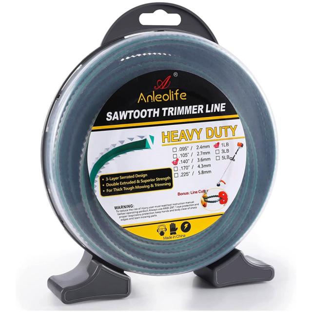 Proven Part Twisted Trimmer Line Delivers Extra Sharp Edges .105 1lb