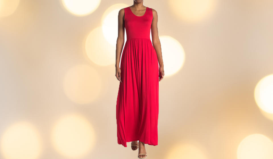 Lady in red. (Photo: Nordstrom Rack)