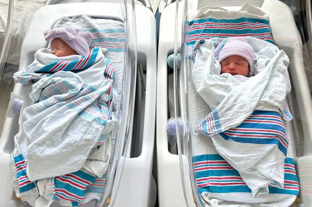 <p>Cleveland Clinic</p> Newborn twins José Ervin III and Ar’ria Lannette Ervin