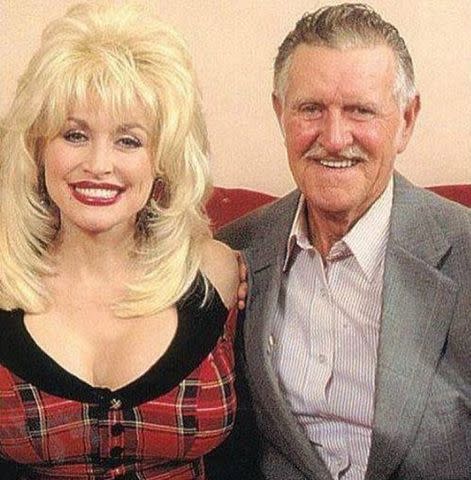 <p>Dolly Parton Instagram</p> Dolly Parton and her dad, Robert Lee Parton.